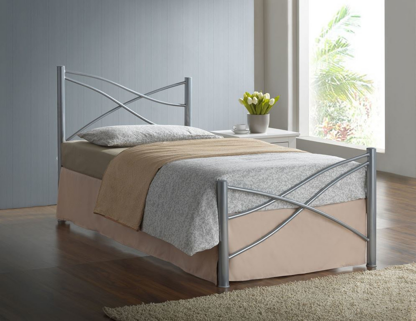 Amber Metal Bed Frame - A Stylish and Durable Choice for Your Bedroom