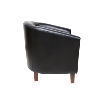 Tub Chair PU - Black