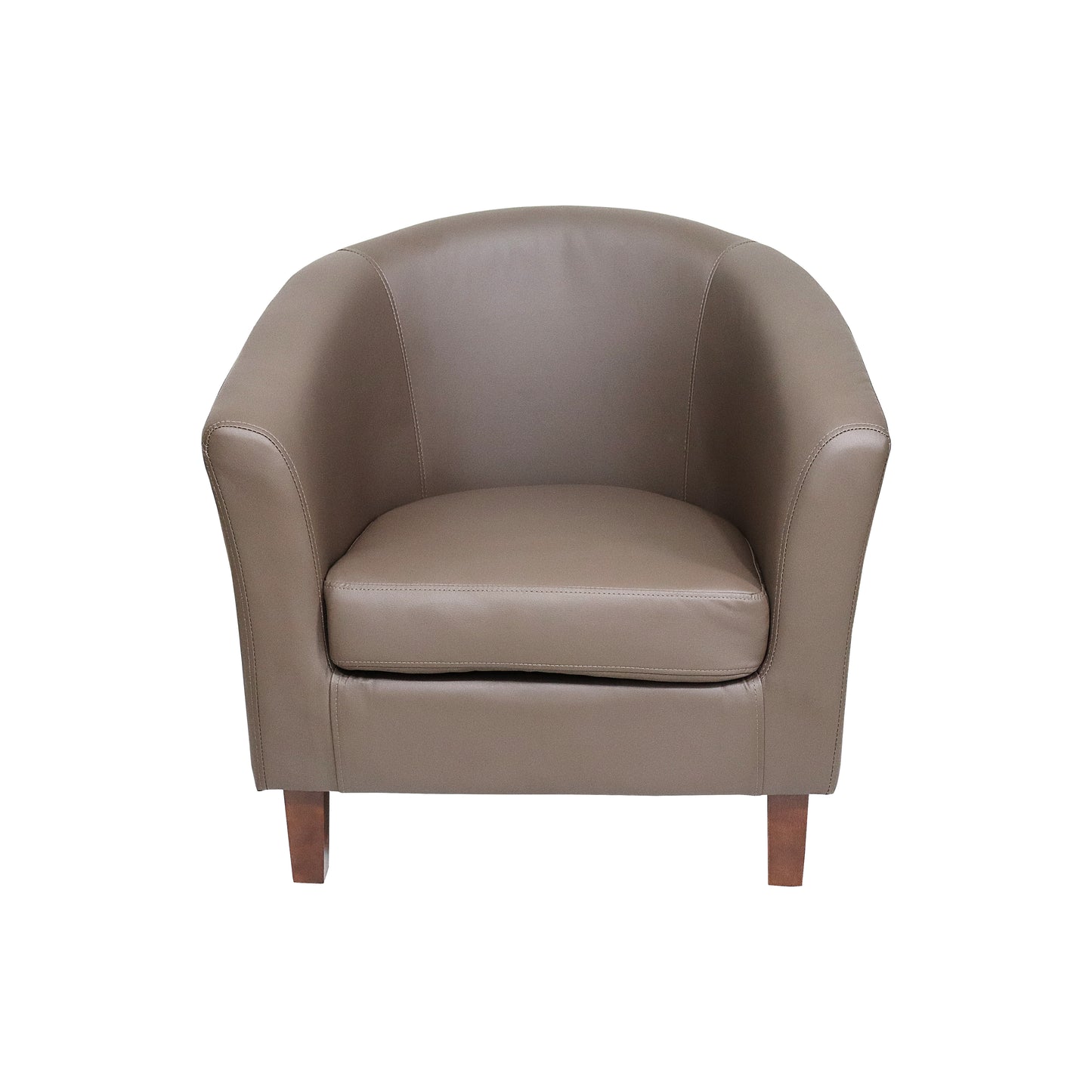Tub Chair PU - Brown