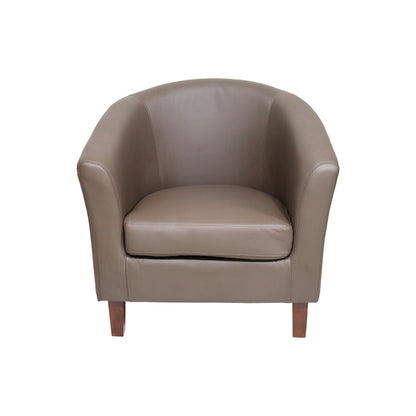 Tub Chair PU - Brown
