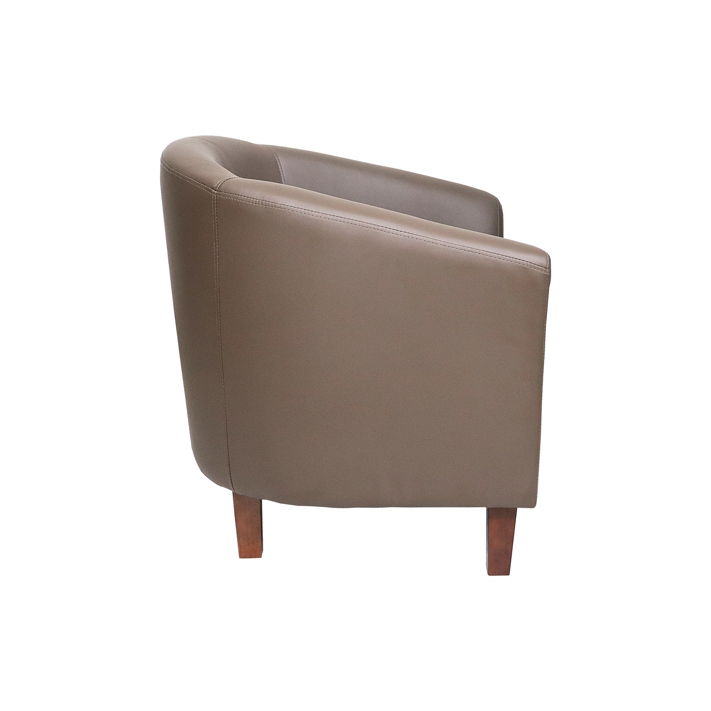 Tub Chair PU - Brown