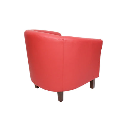 Tub Chair PU - Red